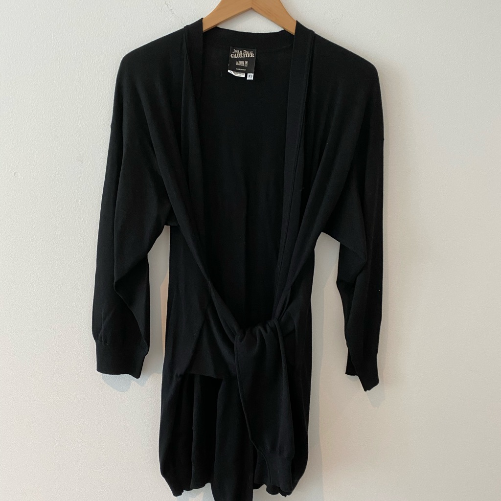 Jean Paul Gaultier Black Cardigan